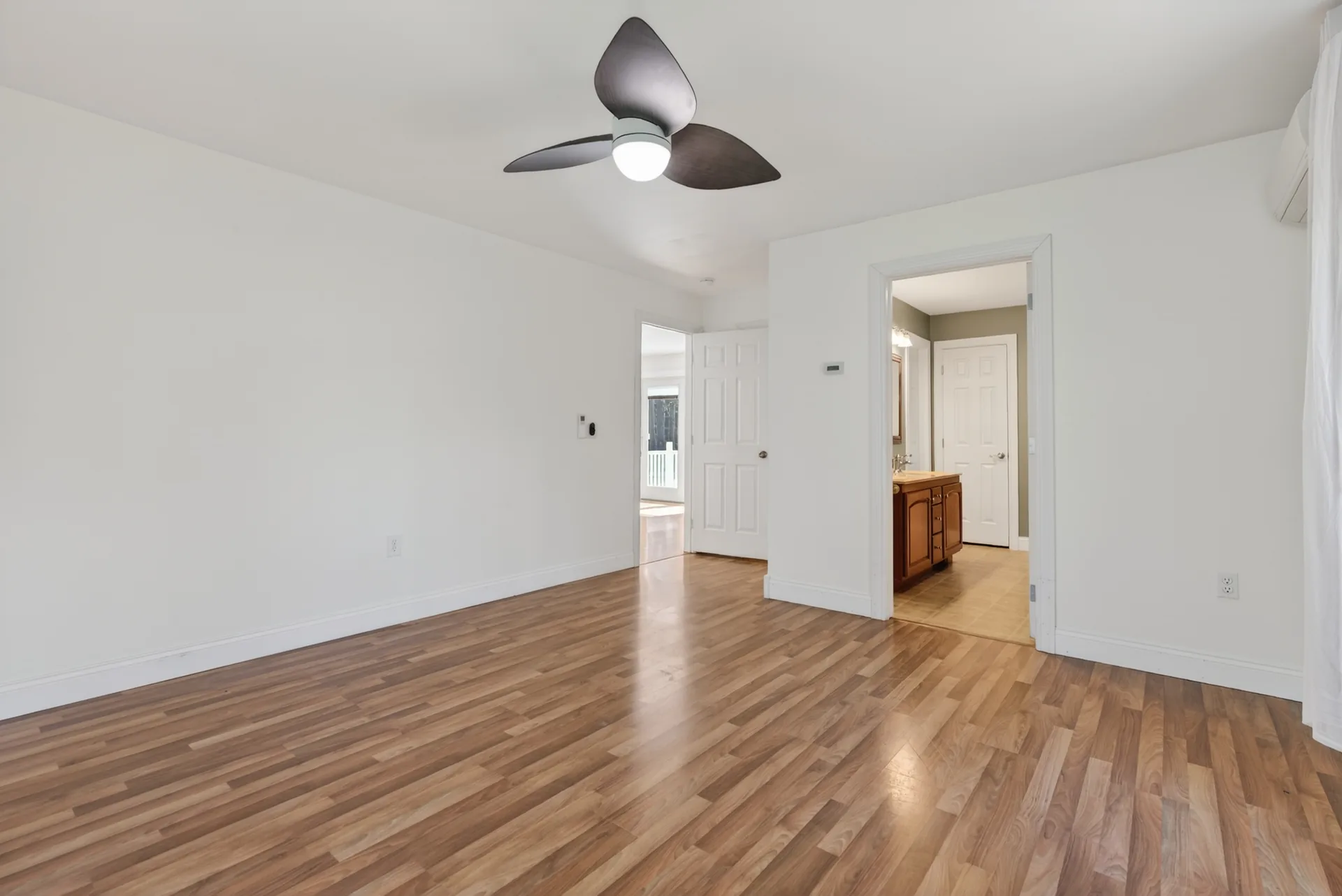 Primary bedroom with ensuite access